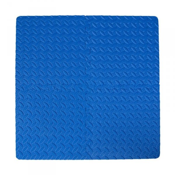 Mata antypoślizgowa puzzle inSPORTline Famkin ∙ 12 elementów 30×30×1,2 cm ∙ materiał PE ∙ obciążenie max 120 kg ∙ z krawędziami