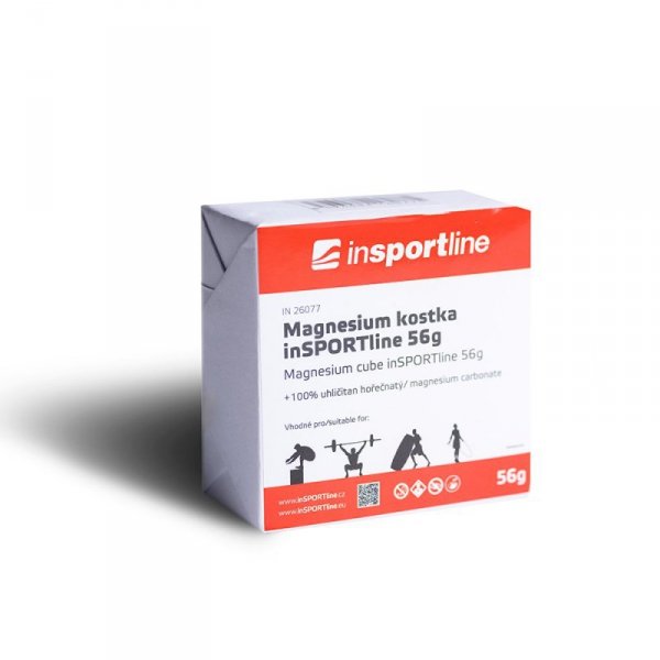 Magnezja w kostce kreda na siłownię chalk inSPORTline 56 g