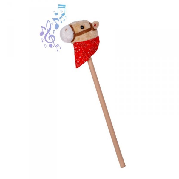 Hobby Horse koń na kiju z dźwiękiem inSPORTline Ferdino