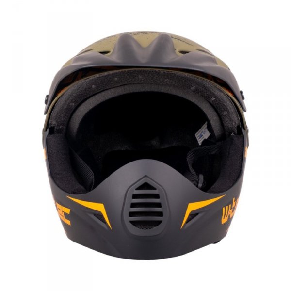 Kask downhill na rower motor enduro zjazdowy W-TEC Campanero Matt Green