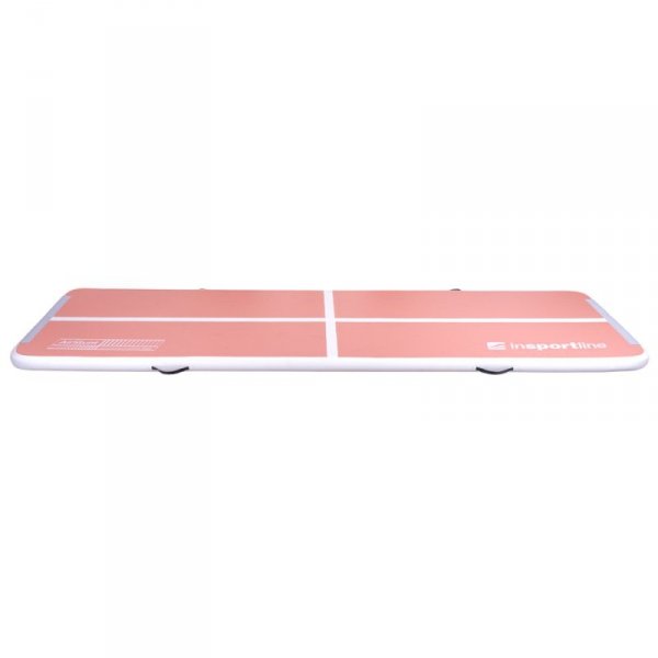 Ścieżka akrobatyczna do ćwiczeń Airtrack inSPORTline Airstunt 500x100x10 cm pink