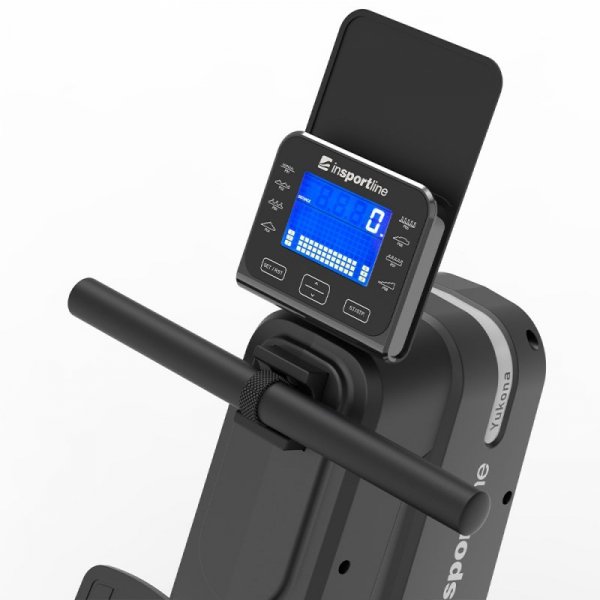 Wioślarz domowy z bluetooth magnetyczny inSPORTline Yukona + pas piersiowy