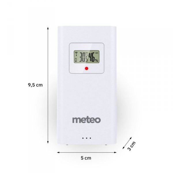 Stacja pogodowa METEO SP110 z DCF biała