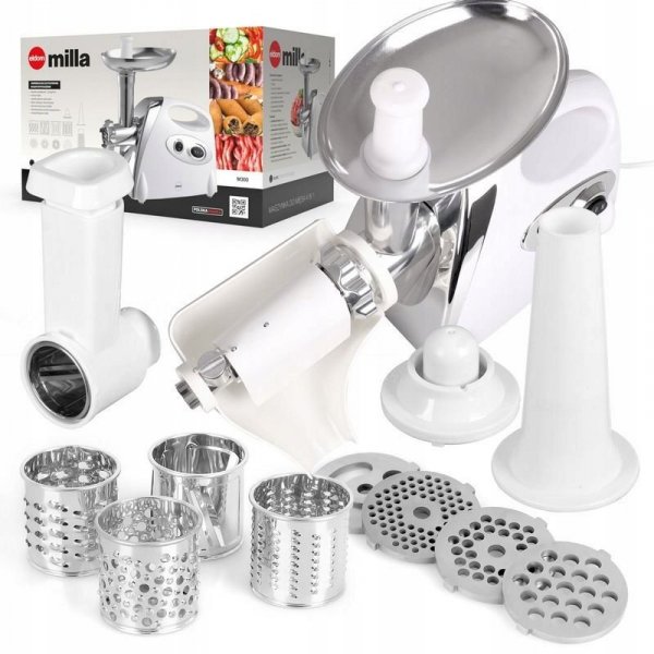 MASZYNKA DO MIĘSA Z SZATKOWNICĄ I TARKĄ