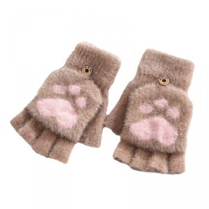 Damskie rękawiczki bez palców CAT CUTE REK140K
