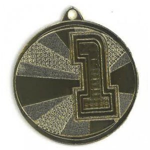 Medal stalowy zloty pierwsze miejsce MMC29050/G