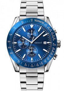 Zegarek Męski Giewont PrimeChrono GW8620-2 Chronograf Silver/Blue