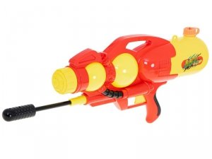 DUŻY PISTOLET NA WODĘ 2400ml CZERWONY #E1