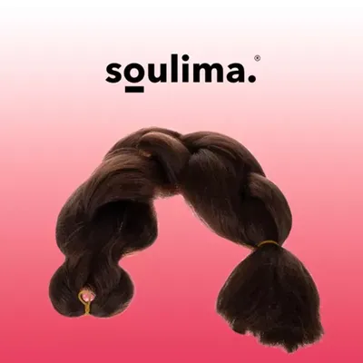 Włosy syntetyczne warkoczyki brąz Soulima 23567