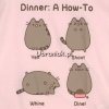 T-shirt Pusheen pudrowy róż