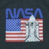 Koszulka NASA Rakieta szara