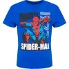 T-shirt Koszulka Spiderman Spider niebieska