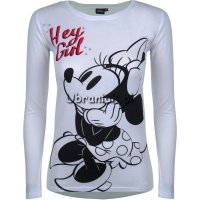 Bluzka Myszka Minnie Hej Girl biała 