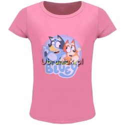 T-shirt Bluey różowy