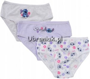 Majtki dziewczęce 3-pak Stitch bawełna komplet bielizny
