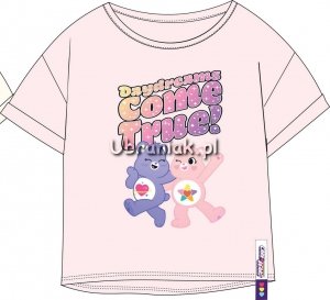 T-shirt Troskliwe Misie różowy 