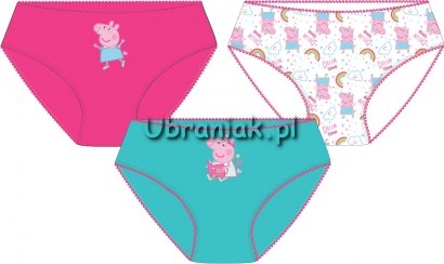 Figi Świnka Peppa dla dziewczynki 3-pak 