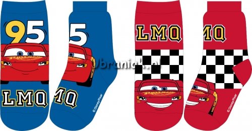 Skarpetki Auta chłopięce 2-pack