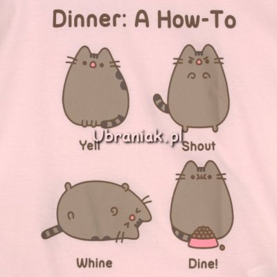 T-shirt Pusheen pudrowy róż