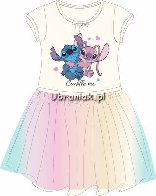 Sukienka Lilo i Stitch tiulowa tęczowa
