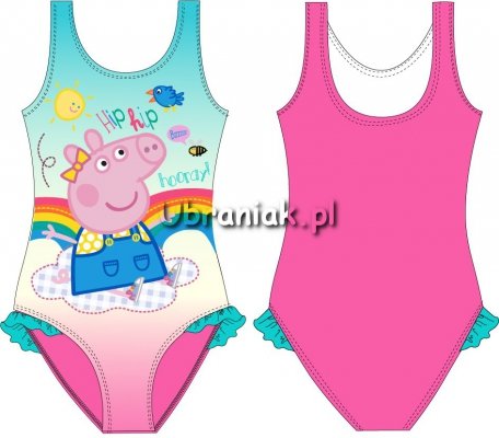 Strój kąpielowy Świnka Peppa różowy