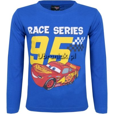 Bluzka Auta Race 95 niebieska
