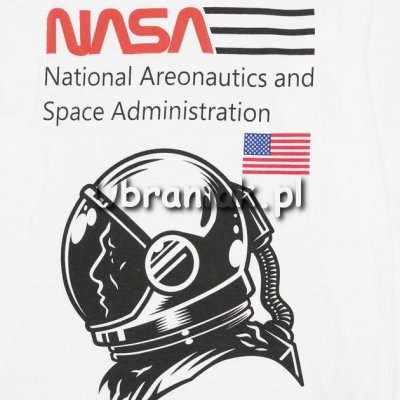 Piżama chłopięca NASA – długi rękaw astronauta 100% bawełna