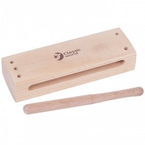 CLASSIC WORLD EDU Instrument Perkusyjny Wooden Block (Pudełko akustyczne)