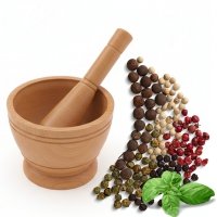 MOŹDZIERZ DO PRZYPRAW KUCHENNY Z TŁUCZEKIEM DO PRZYPRAW ZIÓŁ ZESTAW ( tds0818) 