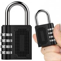 KŁÓDKA NA SZYFR KOD ZMIENNY 4 CYFRY SZYFROWA MOCNA WALIZKOWA - NA SIŁOWNIĘ (tds0757) 