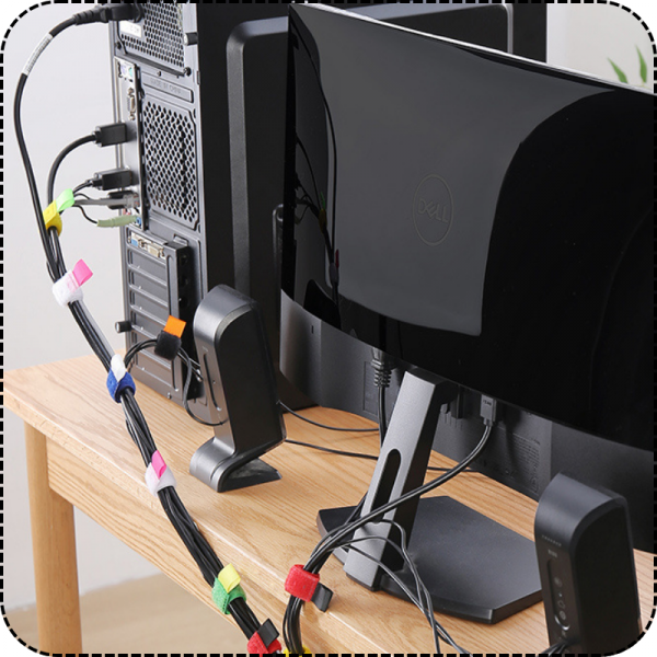 tds0313_Opaski rzepy na kable zestaw 8x