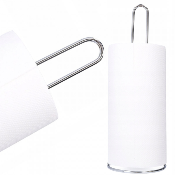 B9_tds0277_Uchwyt na ręcznik papierowy SREBRNY