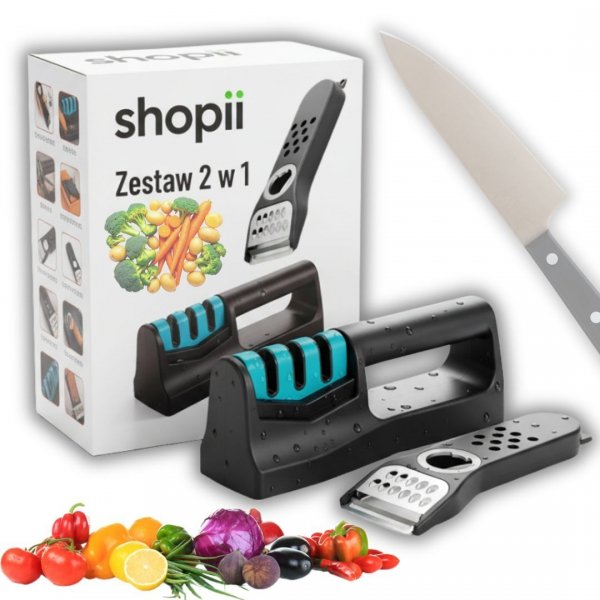 OSTRZAŁKA DO NOŻY NOŻYCZEK TRÓJFAZOWA OSEŁKA + SKROBACZKA WIELOFUNKCYJNA ( tds0812)