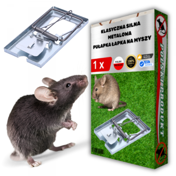 tds0666_Łapka na myszy - METALOWA -  MyszKiller