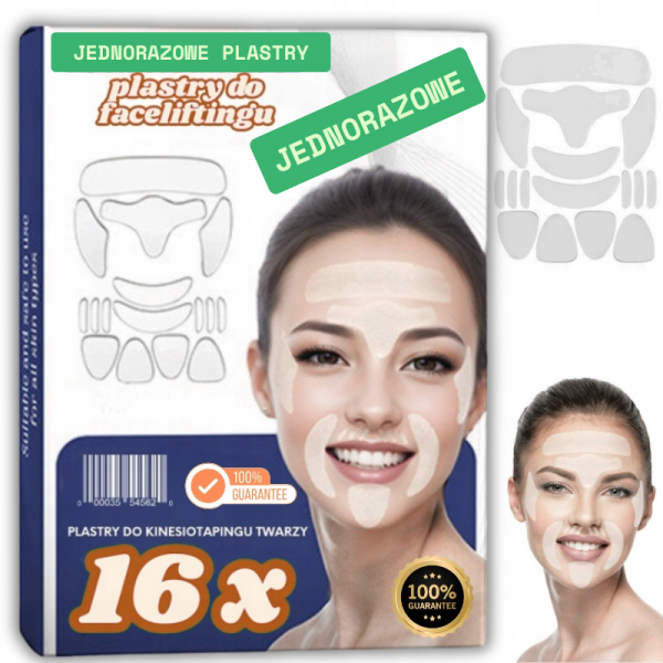 tds0657_Platry na twarz zestaw - JEDNORAZOWE