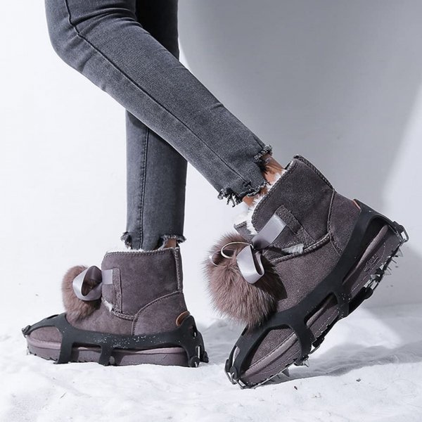 RACZKI TURYSTYCZNE NA BUTY GÓRSKIE ANTYPOŚLIZGOWE KOLCE ŁAŃCUCHY - 18 ZĘBÓW ( tds0531)