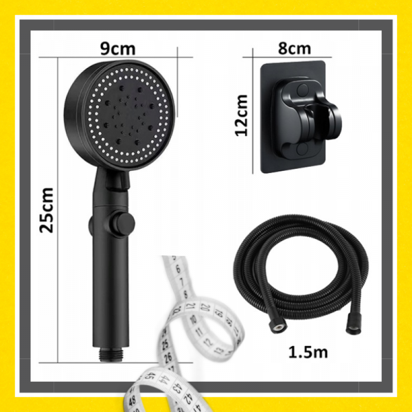 tds0648_Zesatw prysznicowy Black 3w1