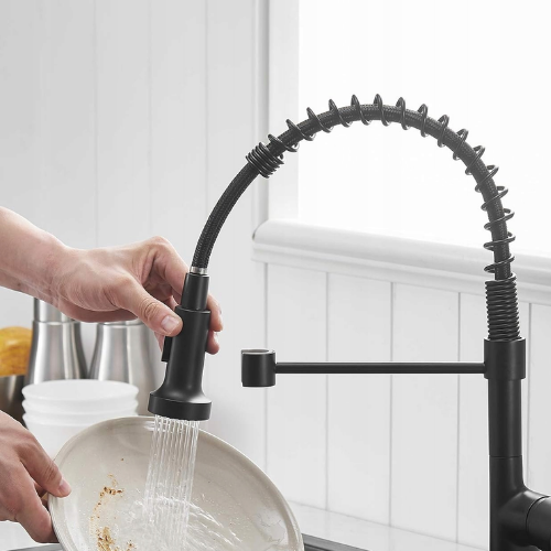 BATERIA KUCHENNA ZLEWOZMYWAKOWA STOJĄCA KRAN Z WYCIĄGANĄ WYLEWKĄ 2 FUNKCJE (tds0744)