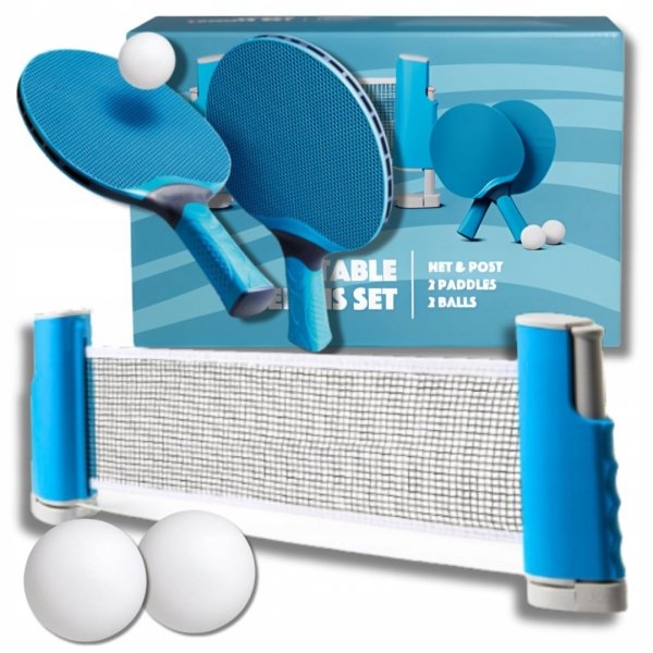 tds0634_ZESTAW DO PING PONG NIEBIESKI