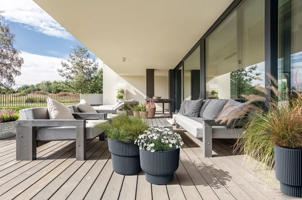 Doniczka Milly - antracytowy