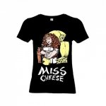 Damska koszulka - Miss Cheese roz. L