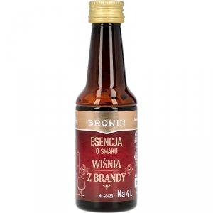 Esencja o smaku Wiśnia z brandy, 40 ml - na 4 L