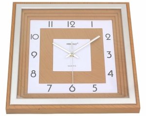 Zegar ścienny - brązowy