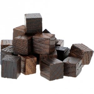 Kostki dębowe francuskie, mocno opiekane, aromatyzowane - Śliwka, 20g