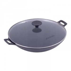 Patelnia głęboka - Wok żeliwny 30cm 4814V