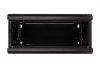Extralink Szafka wisząca rack 4U 600x450 czarna szklane drzwi