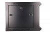Extralink Szafka wisząca rack 6U 600x450 czarna szklane drzwi