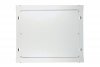 Extralink Szafka wisząca rack 9U 600x450 szara szklane drzwi