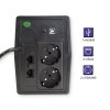 Qoltec Zasilacz awaryjny UPS | Monolith | 650VA | 360W | LCD | USB |    RJ45