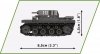 Cobi Klocki Klocki Renault R35 - Valentine IX - Panzer I